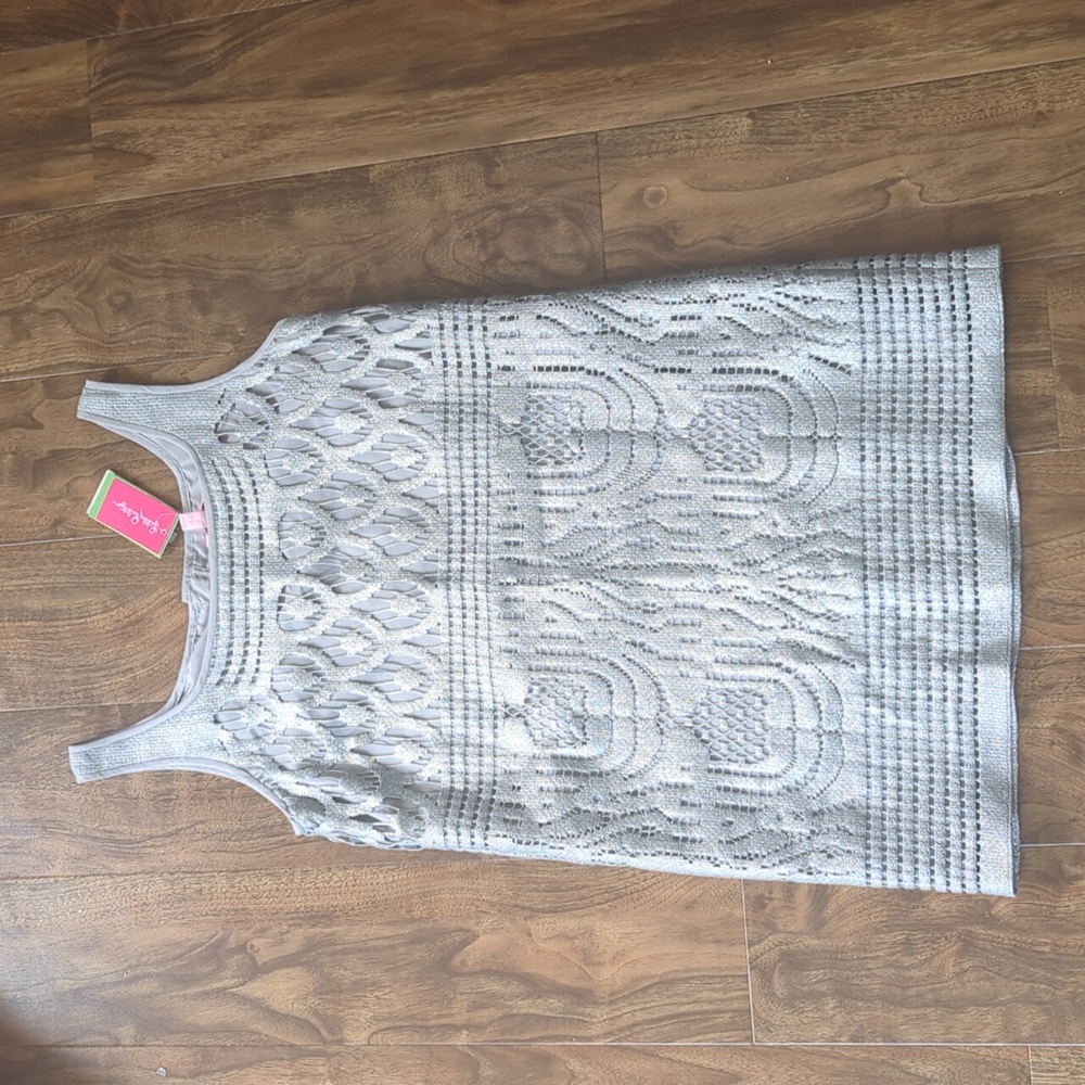 Lilly Pulitzer Silver Arlington Dress - Picture 2 of 11
